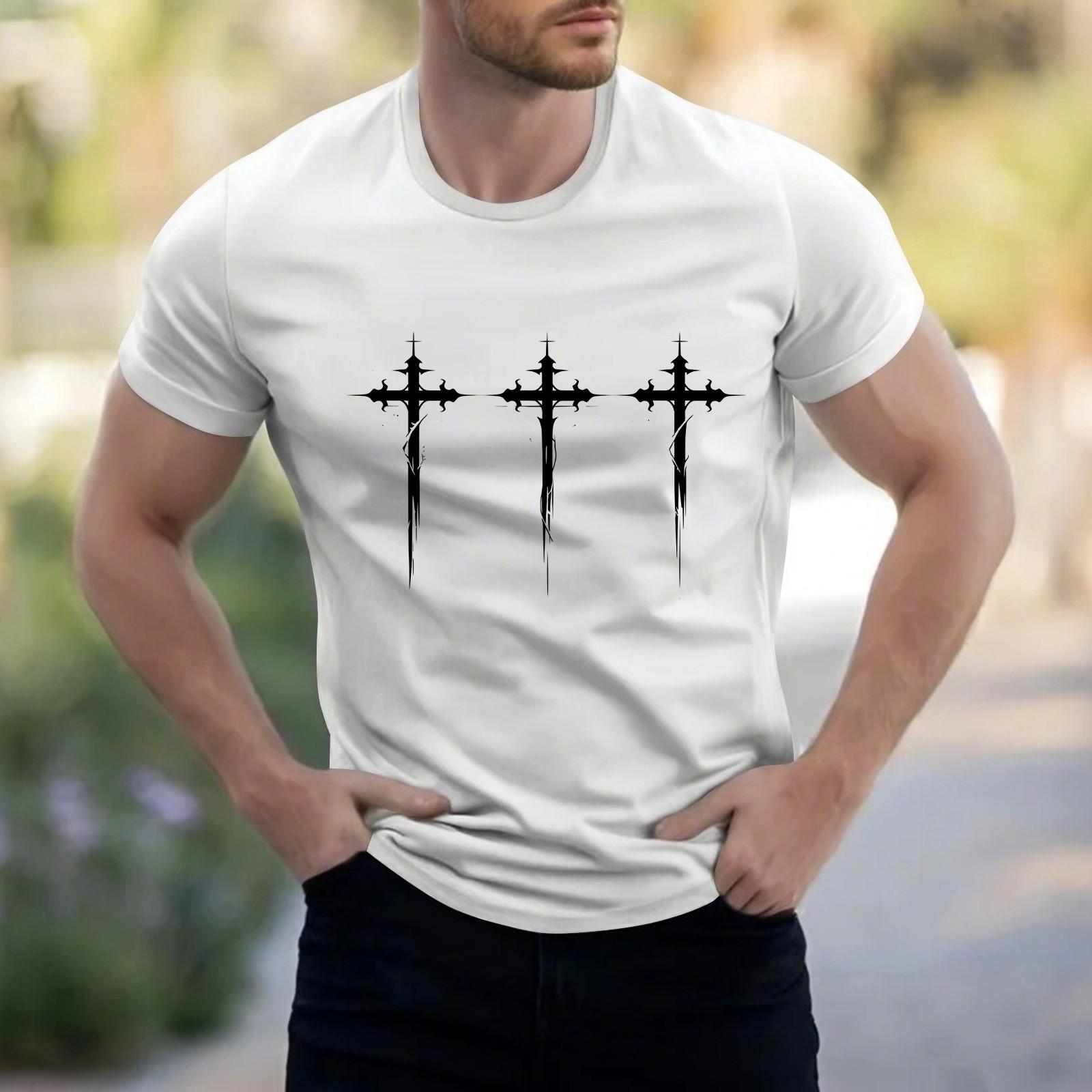 

Мужская рубашка с воротником-стойкой и коротким рукавом, свободная рубашка для отдыха и отдыха, мужская XXL белый