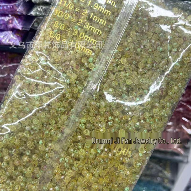 4mm Picasso Flat Crystal Beads for DIY Beading & Embroidery