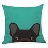 Home Decor Cushion Cover Cute Dog Head Throw Pillowcase Pillow Covers