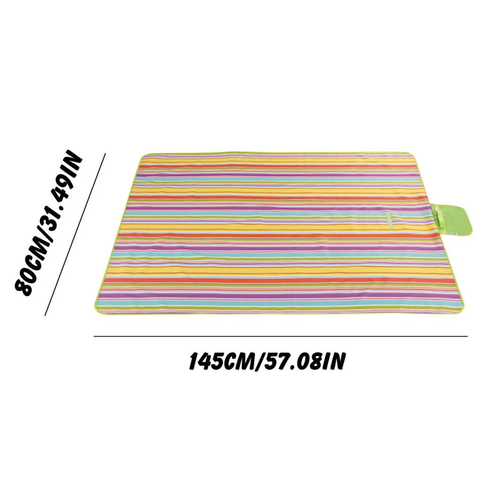Extra Large Waterproof & Sandproof Picnic Blanket, Machine Washable, Foldable with Carry Strap – 31.4