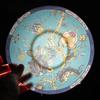 Creative Chinese Style Dinner Plate Light Luxury Restaurant Steak Plates Exquisite Flower Breakfast Salad Plate Home Tableware