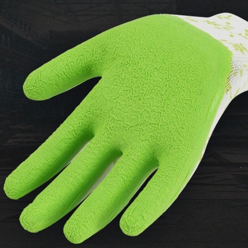 3Pairs Comfortable Gardening Gloves Breathable Working Glove Creative Latex Foam Gloves  Outdoor