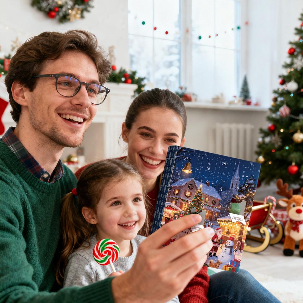 Christmas Countdown Calendar Box,24-day Christmas Countdown Gift, Children's Perception Toy Surprise Toy Set