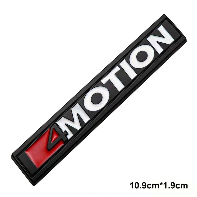 3D Metal 4MOTION Decorative Sticker For VW Passat Tanyue Golf Car Modification Parts Zf7