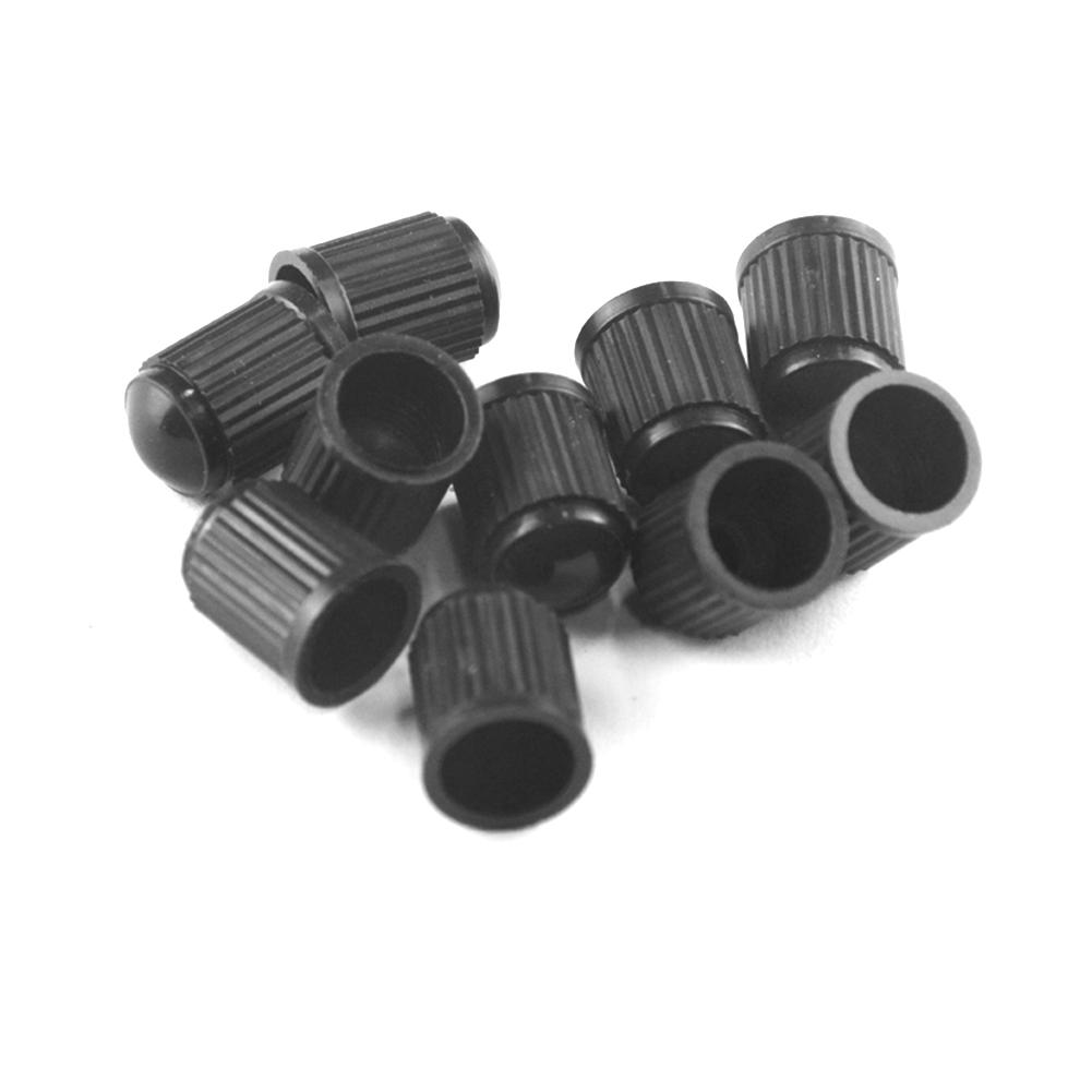 10pcs Valve Caps Car Tire Valve Stem Caps Dome Shape Plastic Tyre Valve Stem Auto Truck Bike Dust Proof Caps with Seal Ring