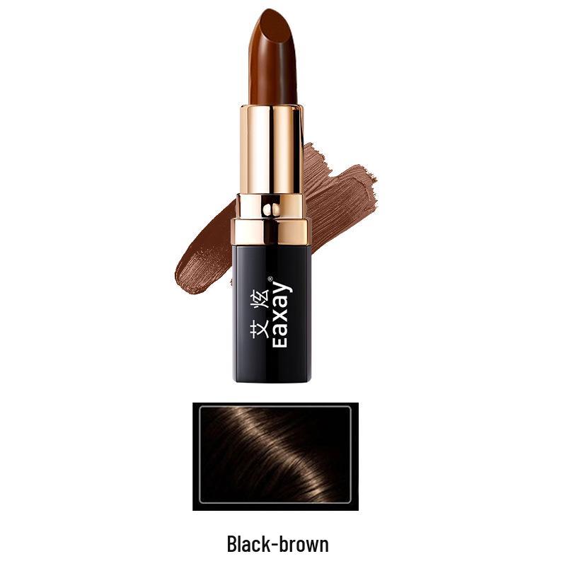 

Стик для окрашивания волос Ай Сюань: Временный черный, в стиле помады для закрашивания седины