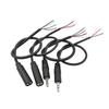 1Pcs 30cm Length Audio Plug Jack 2.5mm/3.5mm DIY Audio Extension Wire  Mic DIY Accessory