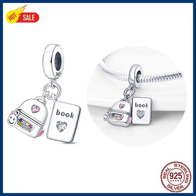 100% 925 Sterling Silver Firefly Charms Evil Eye Air Balloon Blue Charms FitNew Original Bracelet DIY Jewelry Making