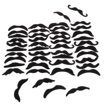 48Pcs Kostüm Schnurrbart Piraten Party Halloween Cosplay gefälschte Bart Partei liefert