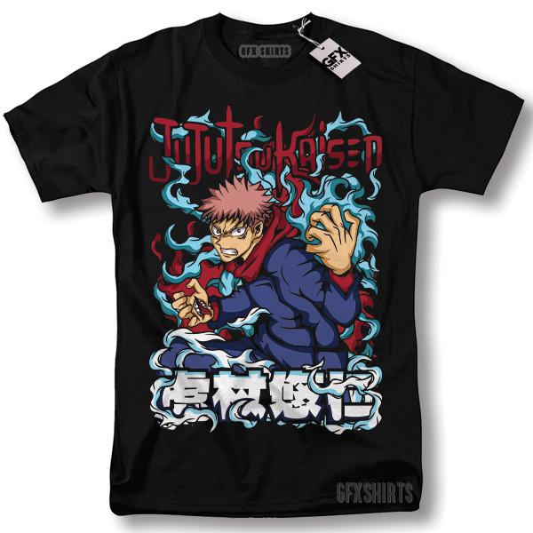 Jujutsu Kaisen Ryomen Sukuna Shirt Anime Manga Graphic T-shirt M