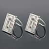 1/2Pcs Vintage Audiotape Keychain Hipster Cool Personality Cool Style Couple Hip Hop Punk Keychain Pendant Jewelry