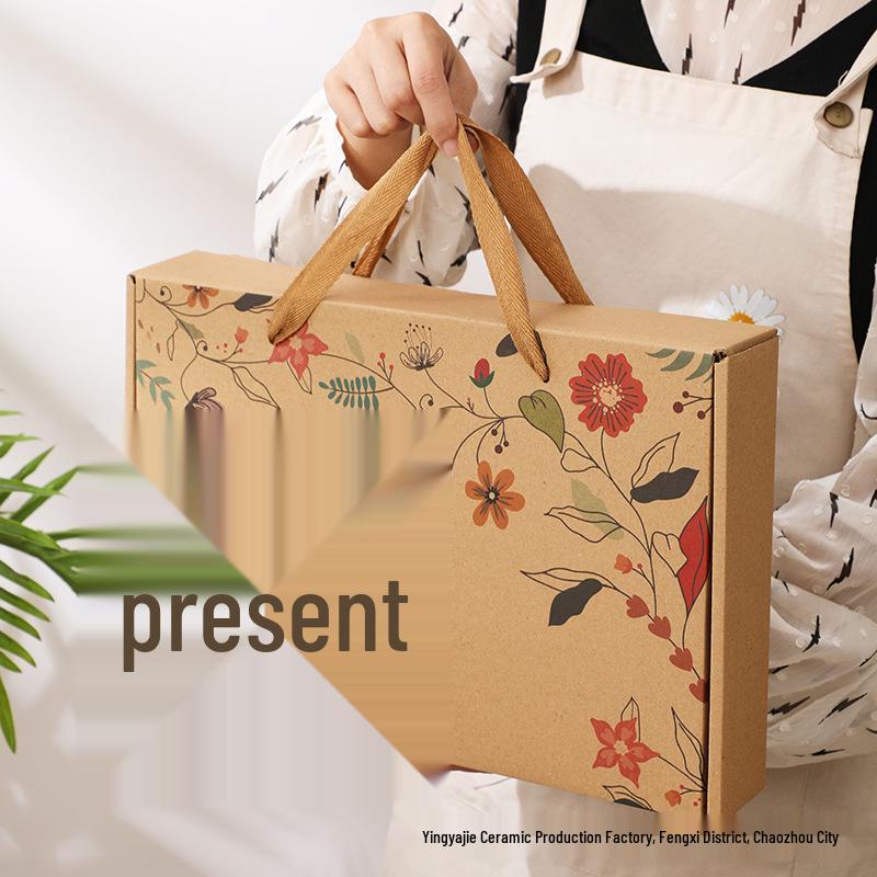 Japanese Style Underglaze Porcelain Rice Bowl Set - Microwaveable Ceramic Tableware for Households & Gifts