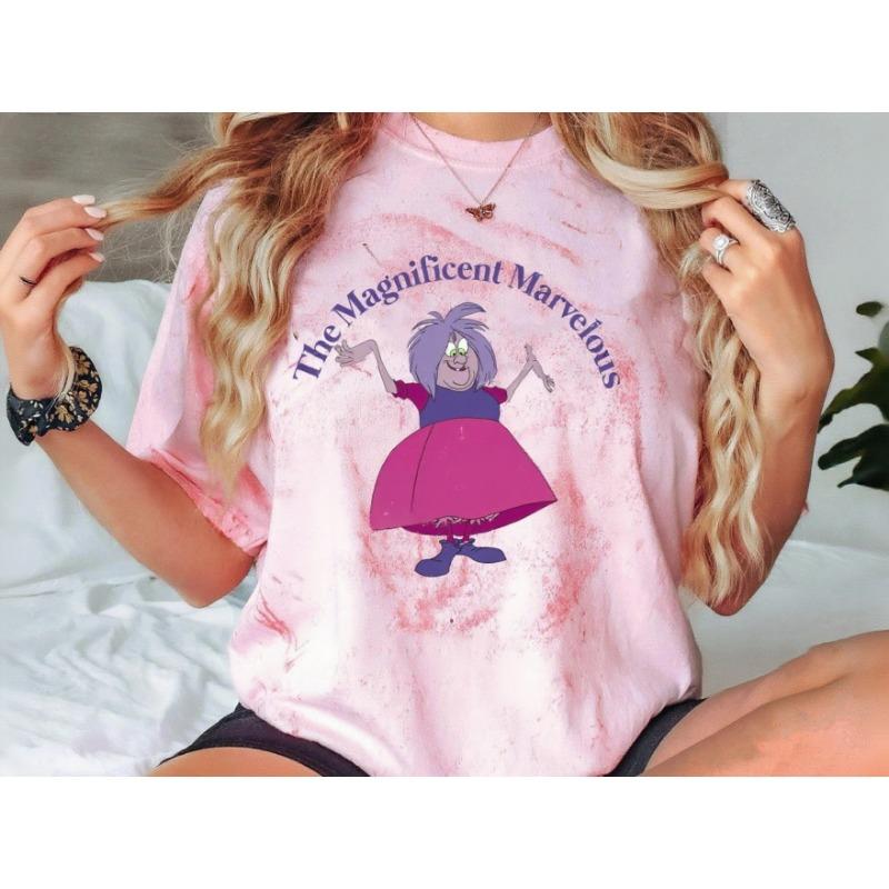 Summer Round Neck Mad Madam Mim Printed Top Fashionable Casual Pure Cotton Short Sleeved Women's T-shirts