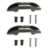 1set 2 Sets Kayak Canoe Paddle Clip Fishing Boat Oars Deck Mounted Holder Paddle Keeper with Screws Nuts