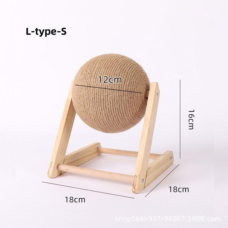 

Cat Scratching Ball Toy Kitten Sisal Rope Ball Board Grinding Paws Toy Cats Scratcher Wear-resistant Pet Furniture Supplies