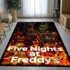 Tappeto Area Antiscivolo Horror Freddy F-FNAF Giochi Soggiorno Tappeto Morbido per Camera da Letto Stanza dei Giochi dei Bambini Divano, Zerbino Decorazione per la Casa Regalo