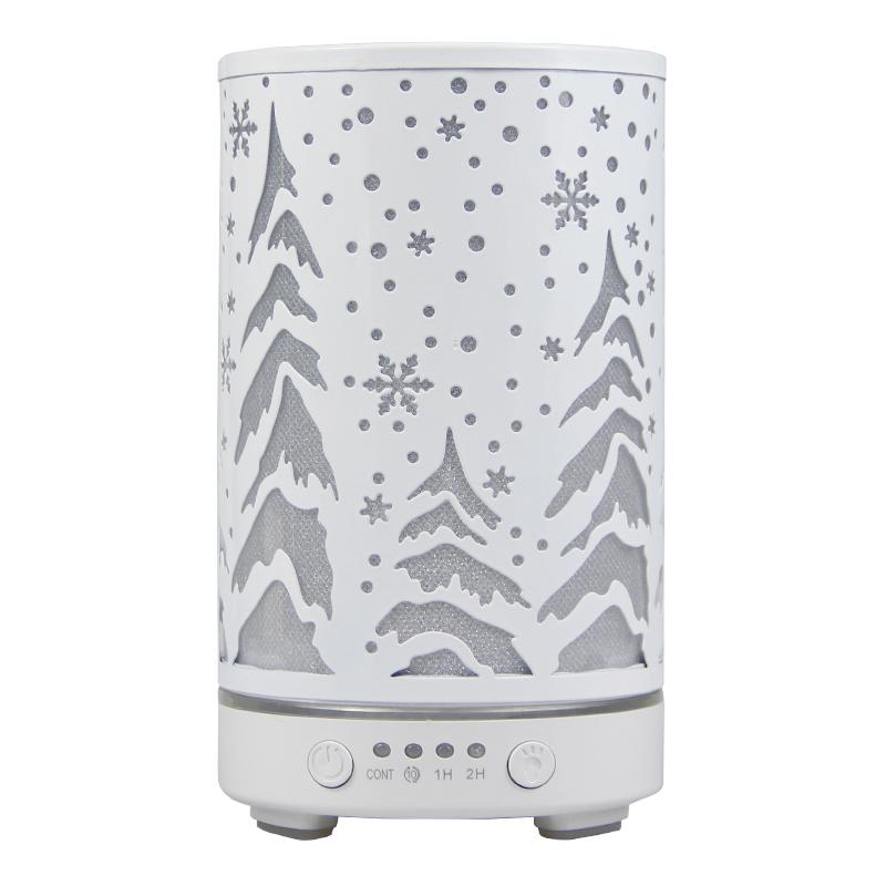 Christmas Tree Table Decorative Light LED Night Light 100ml Timing Function Aroma Diffuser Ultrasonic Air Humidifier Mist Maker USB PLUG