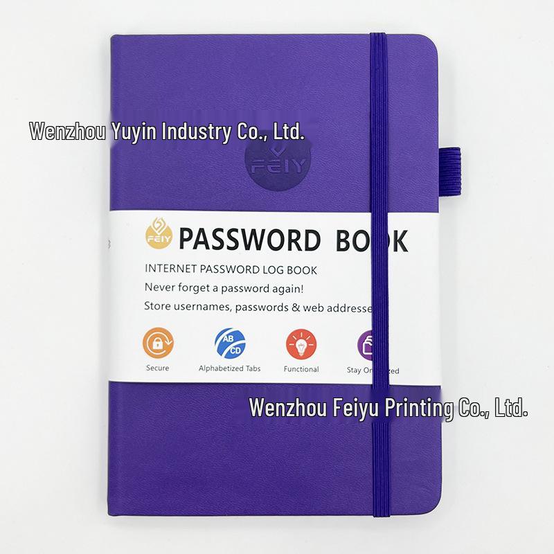 In Stock: English Password, Address & Telephone Book - Cross-border Festival Notebook