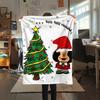 1PC Mafalda Print Flannel Blanket, High Quality All Seasons, Home Decor, Warmth and Comfort, Perfect for Christmas Gifts