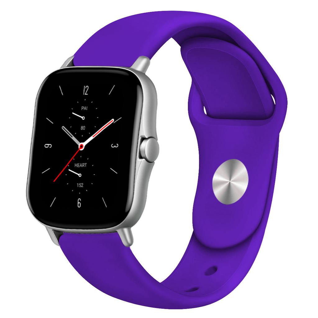 20mm/22mm Klockarmband För Amazfit GTS 4/3/2/2e/Mini/GTR 42mm/GTR 4/3 Pro Silikonarmband Amazfit helio/balance 2 bip 5 6 band