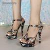 Women's High Heel Sandals Platform 13CM Stiletto Banquet Party Dress Shoes for Women Fashion Thin High Heels Evening Prom Pumps