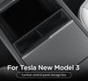 Für Tesla Model Y Launch 2025 Juniper/Model 3 Highland Mittelkonsolen-Aufbewahrungsbox Ablage Organizer Aufräumen Autozubehör