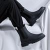 2025 Chelsea boots men's British style overalls leather shoes men's autumn and winter trend Martin boots 9886-R