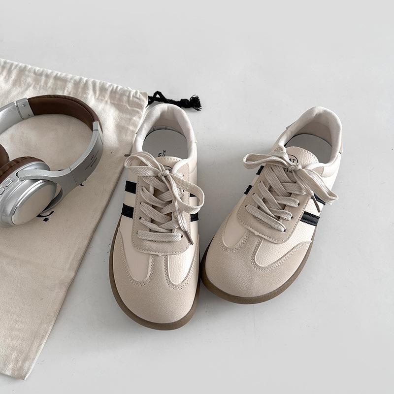 Fashionable Commuting Retro Versatile Platform Soled German Training Shoes Women's 2025 New Autumn and Winter Heightened Lightweight Casual