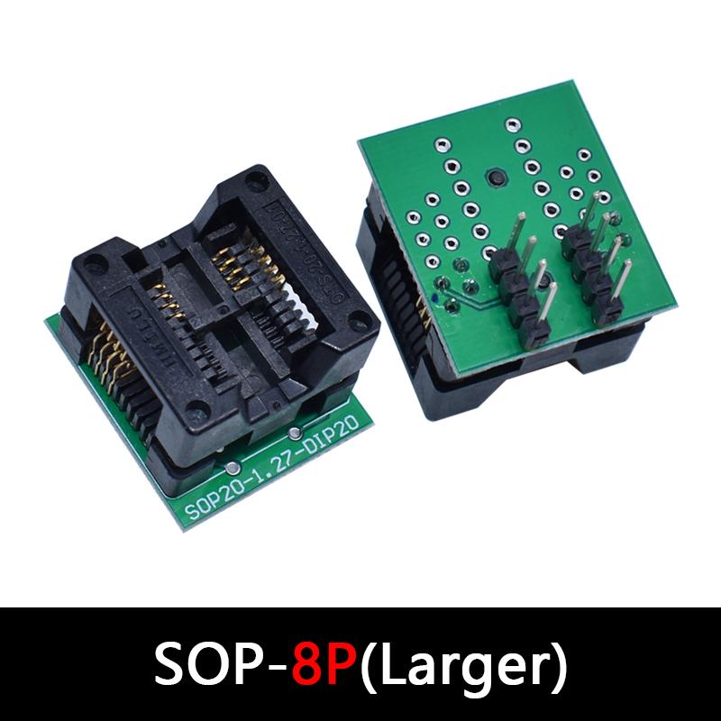 

SOIC8 SOP8 SOP16 SOP20 TSSOP8 TSSOP24 SOP44to DIP8 DIP16 DIP44 Wide-body Seat Wide 200mil Programmer Adapter Socket