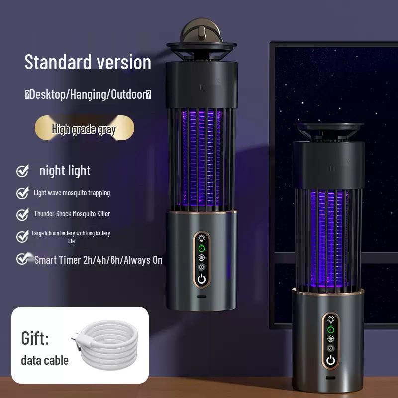 Portable Electric Mosquito Killer Lamp for Outdoor Camping and Household Use