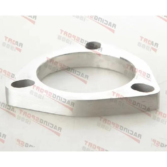 2.5 inch ID 3 Bolt SS304 Slotted Flange Exhaust Downpipe Pipe Catback Header
