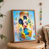 Disney Mickey Mouse Butterfly Jar Oil Paint Art Painting Kit Home Wall Decor Handmade Gift Creative Craft DIY Relaxing Artistic Hobby