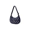 MLB Polyester Dumpling Bag, Shoulder Bag, Handbag Women's Navy Blue Casual 3ABQL023N-07NYD