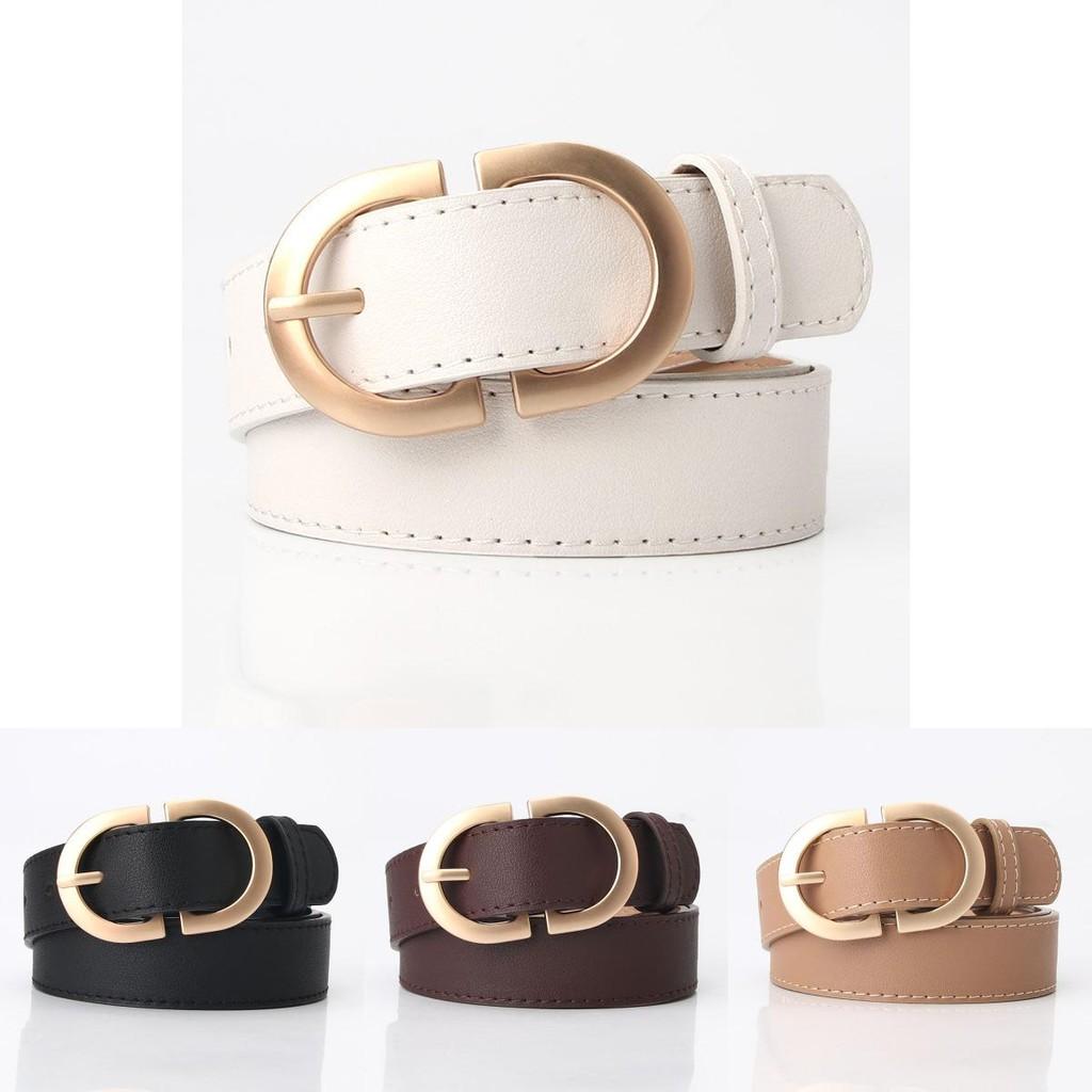 Trendy Black And Coffee Pu Buckle Belts For Students Ideal For Fall Fashion
