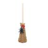 Halloween Festive Miniature Witch Broom Ornament PVC Hanging Pendant Decoration For Holiday Home Party Car Interior