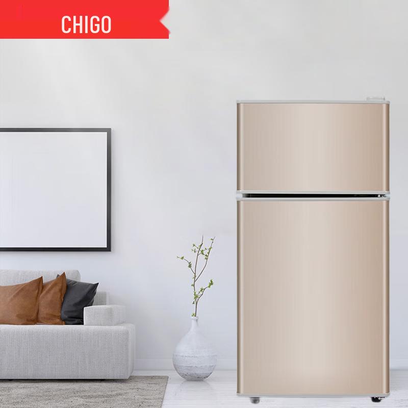 CHIGO 48L Double Door Compact Refrigerator CN plug (adapter included)