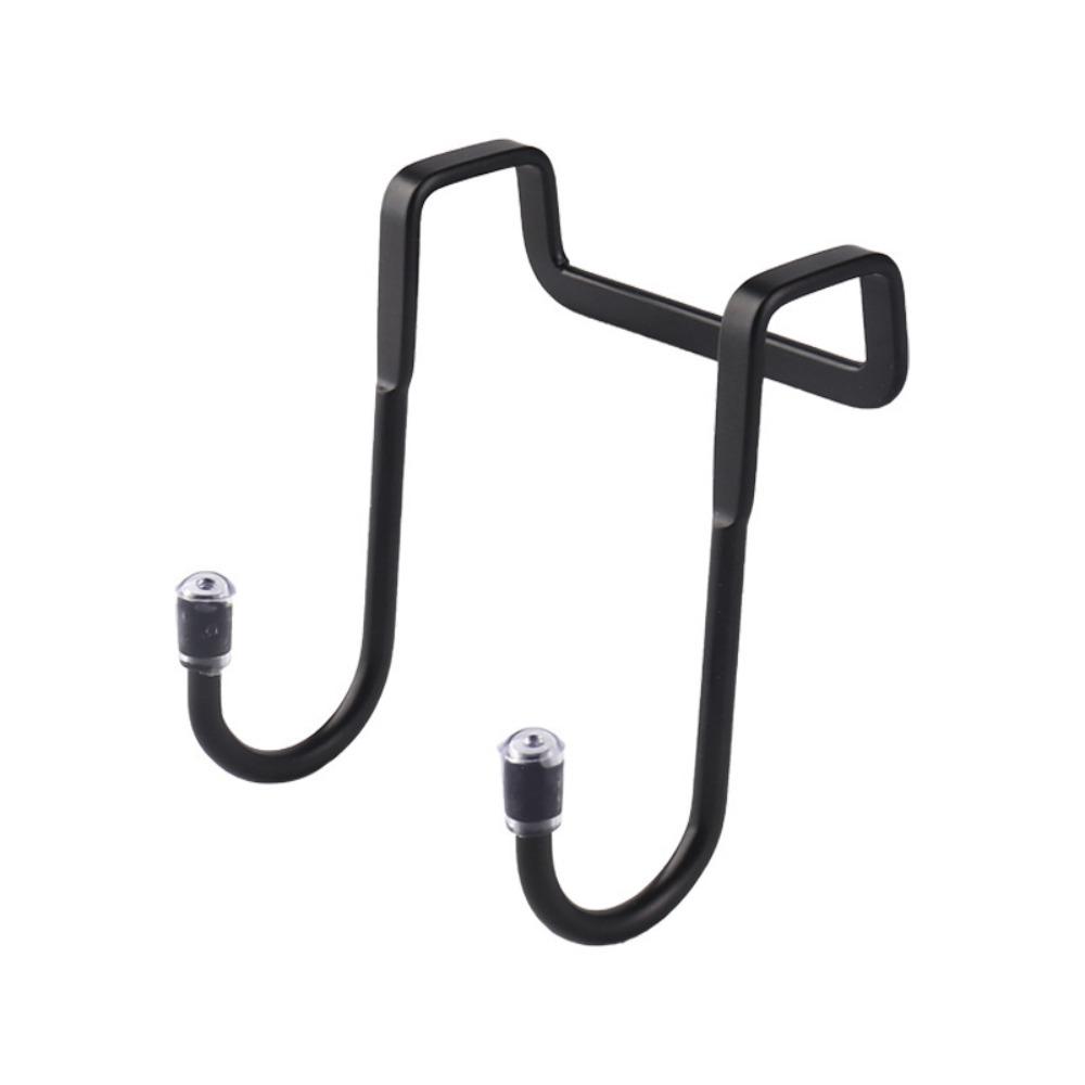 2PC 304 Stainless Steel S Hook No Drill Double Hanger for Kitchen Bathroom Cabinet Door Back Coat Towel Storage Organizer