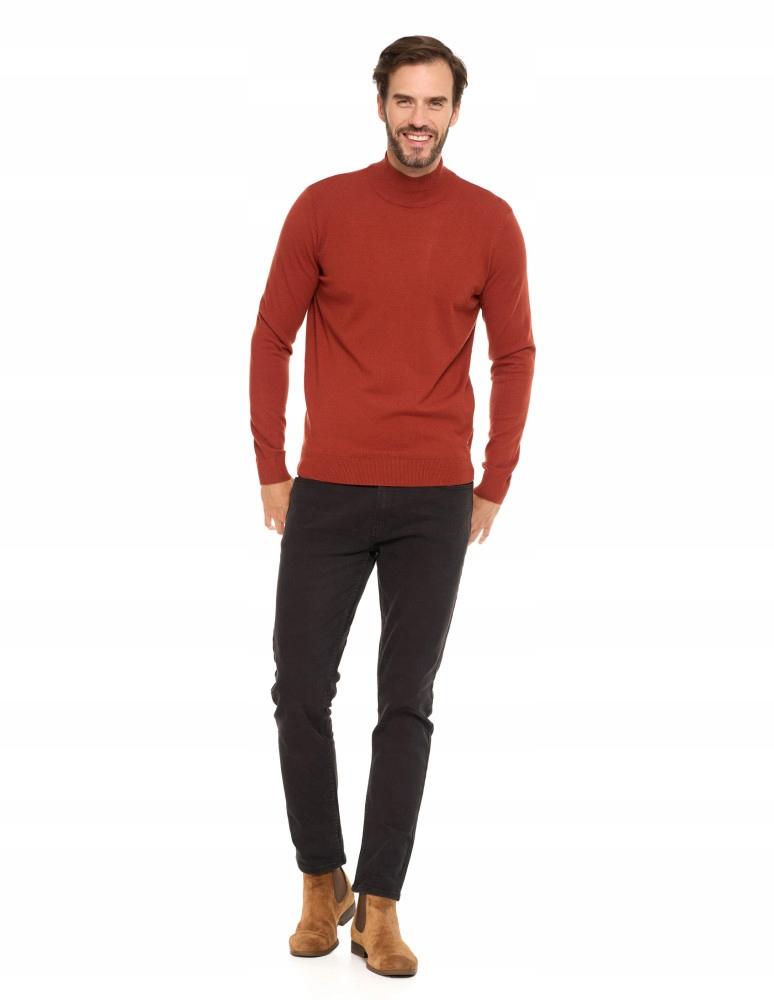 Men's Sweater Elegant Classic Turtleneck Fashionable Long Sleeve MORAJ S beige