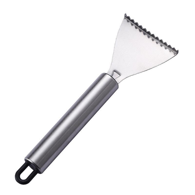 

1 шт. Многофункциональная овощечистка из нержавеющей стали для чистки рыбьей чешуи, бытовой скребок для рыбьей чешуи, ручной нож для рыбы, кухонный инструмент для удаления рыбьей чешуи, острый