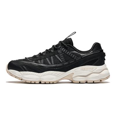 Comfortable Sports Casual Shock Absorbing Wear Resistant Low Top Running Shoes Men Sneakers Black Gray 112428802A-1