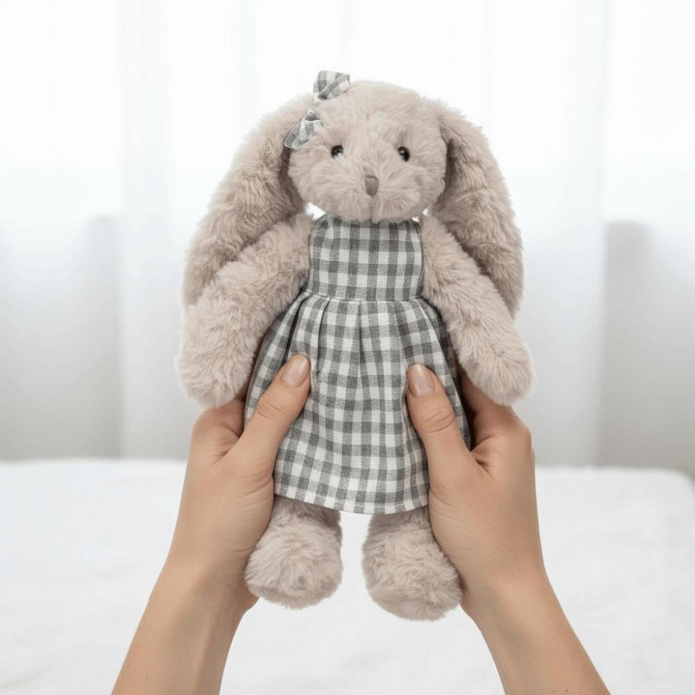 With Dress Rabbit Plush Toy Soft Stuffed Animal Dress Up Doll Rabbit Doll Baby Soothing Gifts