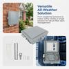 12 Core Fiber Optical Terminal Box Waterproof Practical Fiber Optic Accessories Fiber Optic Terminal