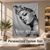 Tapestry Custom Name Text, Wall Hanging Tapestry Home Room DecorP!nk Singer