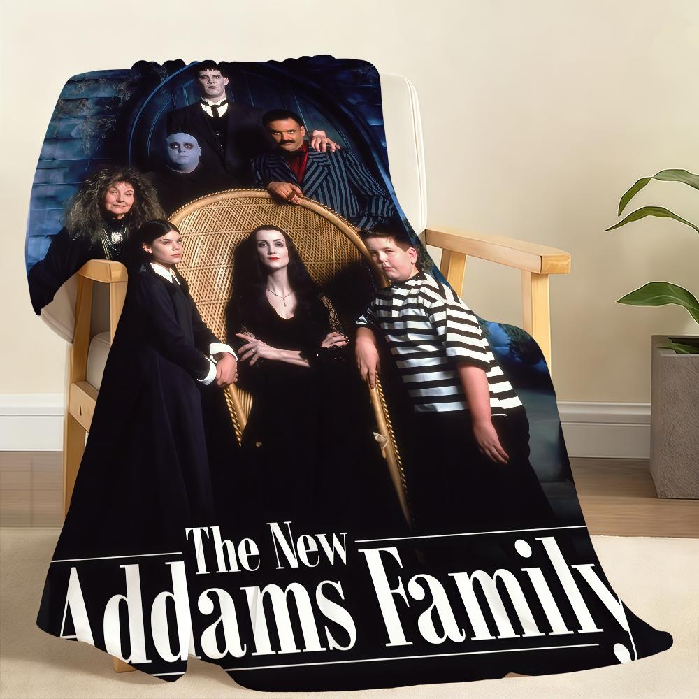 

American Movie T-The A-Addams F-FamilyS Blanket For Soft Throw Blanket for Picnic Bed Sofa Home Bedroom Cozy Warm Comfortable 150x200cm