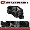 X Autohaux 1 Pc Left Tail Light Socket for Citroen C5 2010-2013 Lamp Bulb Connector