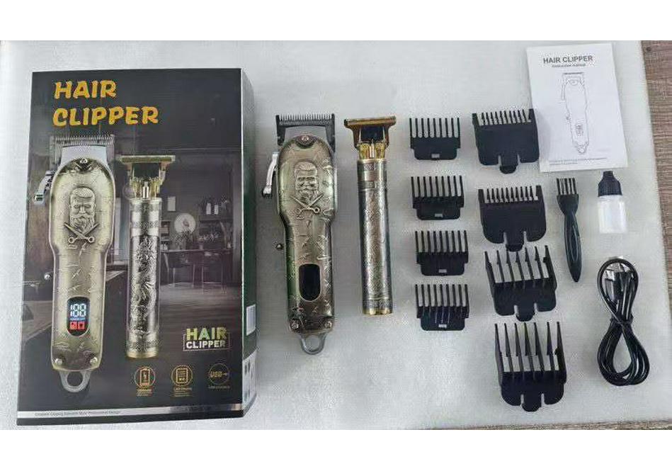 Best-Selling High-Power Metal Men's Hair Clipper & Electric Trimmer for Home & Barber Use