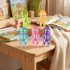Soft Glitter Squeeze Doll Toy 11cm Stress Relief Fidget Figure for Children and Adults Sensory Relaxation Decor