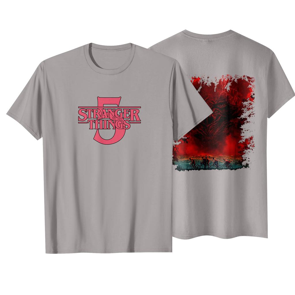 Lässiges Kurzarm-T-Shirt mit Buchstabenprint für Kinder