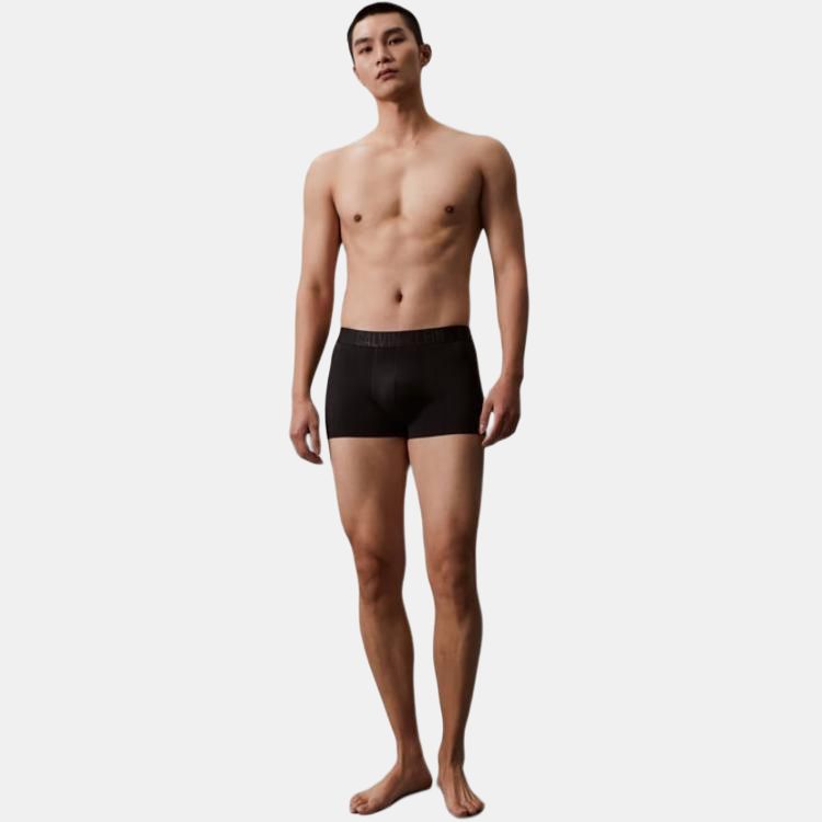 Calvin Klein Comfortable Solid Color Boxer Briefs Men Underwear Black NB3826-UB1