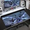 HD-Druck Anime Solo Leveling Mauspade 900x400mm Computer Gamer Verriegelte Kante Rutschfestes Mauspade XXL Tastatur PC Schreibtischschutz